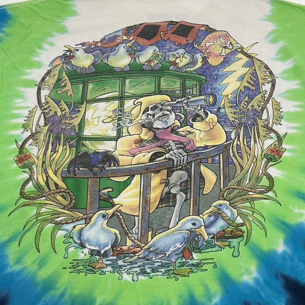 Liquid Blue Grateful Dead Shirt Mens XL Tie Dye Long Sleeve Watchtower 2000 - Picture 7 of 11